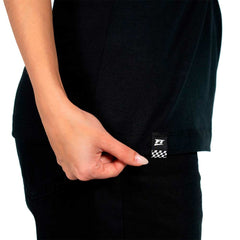 Camiseta Baby Look Preta Clássica
