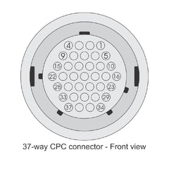 Kit Conector Circular 37 vias